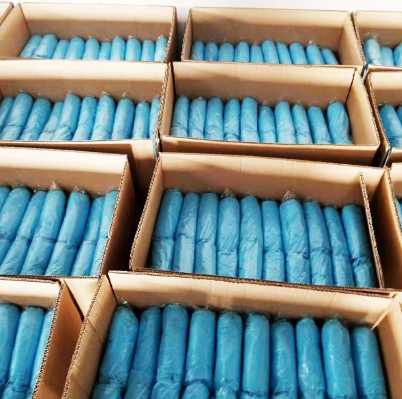 Cleanroom Waterproof Plastic PVC Non Woven Boot Cover