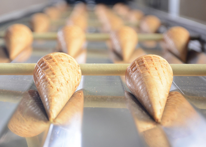 High Speed Ice Cream Cone Production Line / Cone Roll Forming Machine