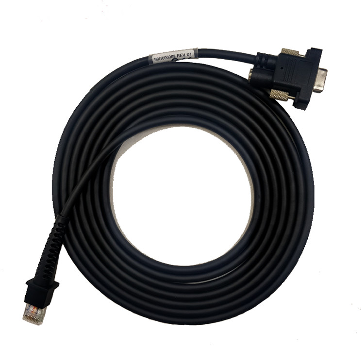 Db9 Female To RJ45 RS232 Scanner Cable 5m For Datalogic QD2130