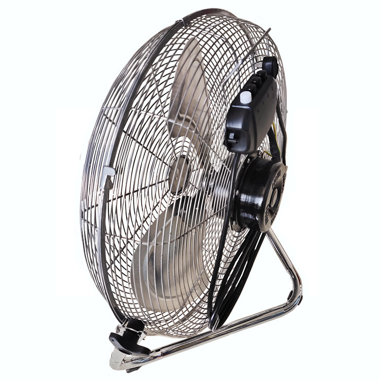 High Velocity Electric Oscillating Fan 16 Inch Metal Industrial Floor Fan