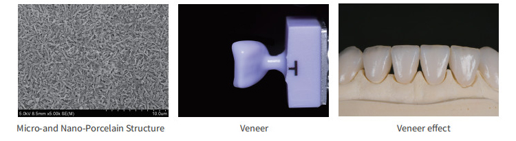Manual Lithium Disilicate Glass Dental Material Cerec CAD CAM C14 Block For Cerec