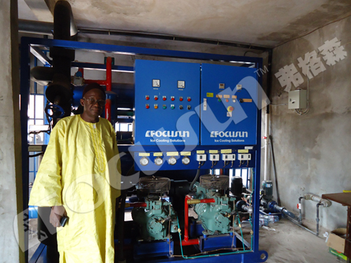 Focusun 1-10 Ton High Productivity Tube Cube Ice Machine using R404a/R22a Refrigerant