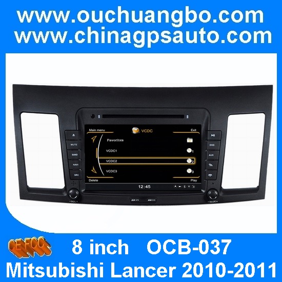 Ouchuangbo S100 gps radio bluetooth car kit for Mitsubishi Lancer 2010-2011 video dvd TV USB Wifi 3G 1G CPU