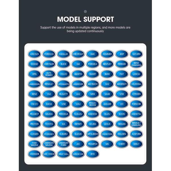 XTOOL A80 Pro Full System Diagnosis Scanner Support Benz and Online Programming