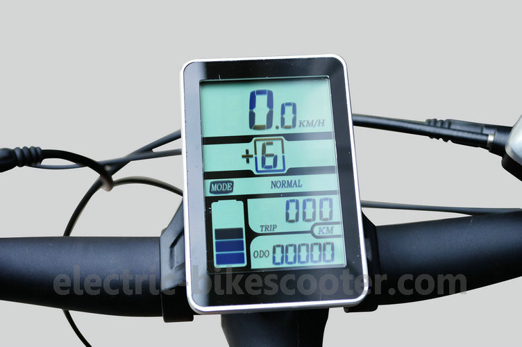 Red 38km/h Electric Pedal Assist Mountain Bike 48V 500W Gear Motor