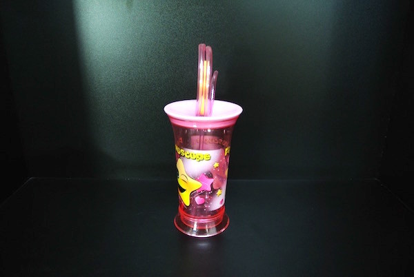 Pink Star Style Cartoon CharacterDrinking Water Bottle 8.5 Inch As Gift For Children Made By As