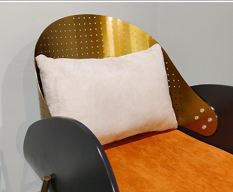 Creative Custom Stainless Steel Dining Chair For Office Building