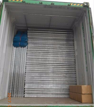 Cross Brace 11.5 Ga (0.11") Us Standard Galvanized Chain Link Temporary Steel Fence No Import Duty