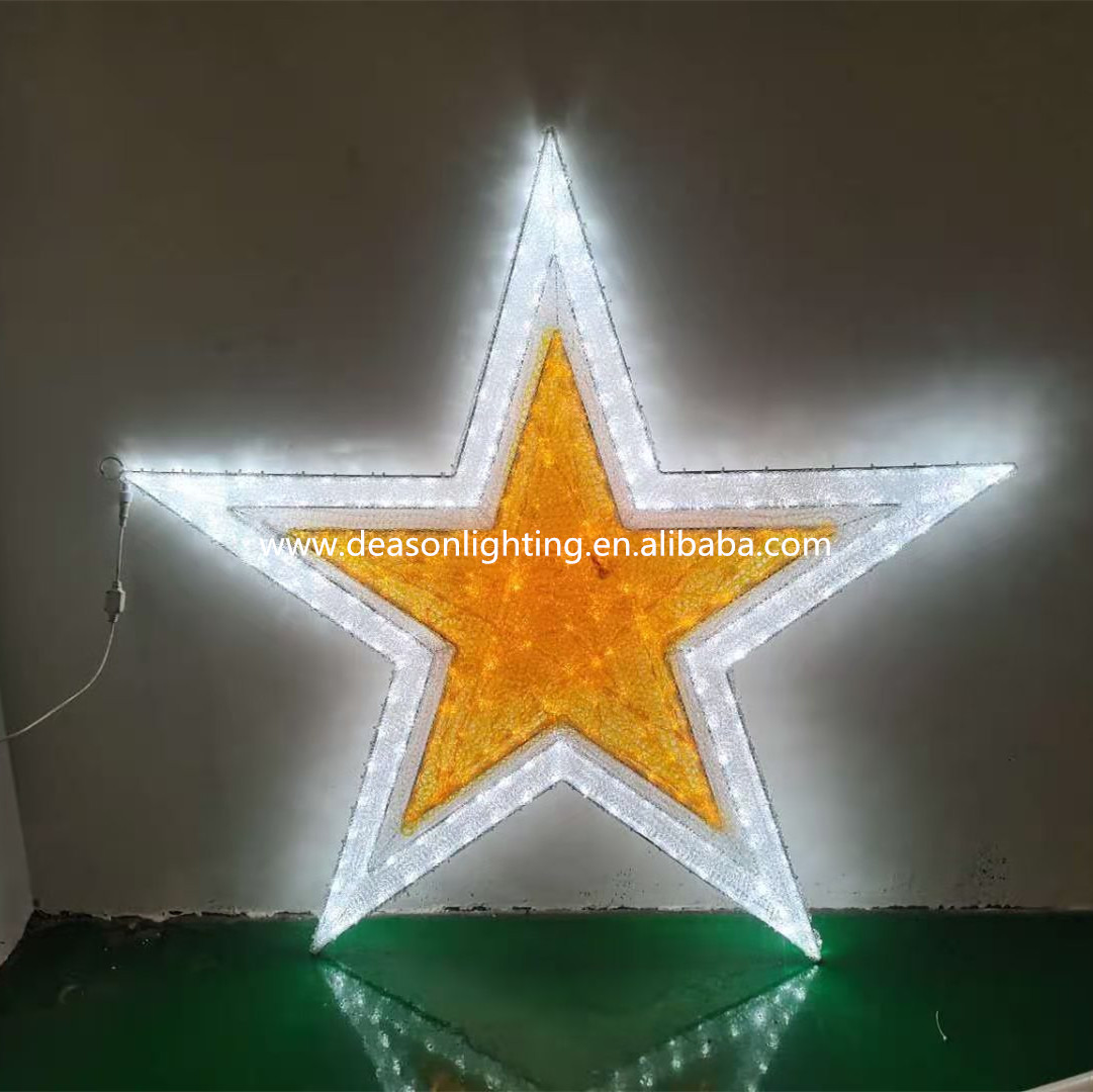 large outdoor christmas star light
