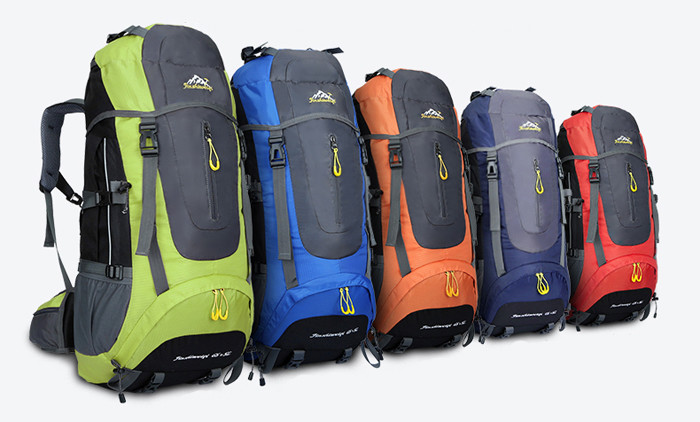 45L Lightweight Hiking Backpack Packable Trekking Backpack Waterproof AZO Free