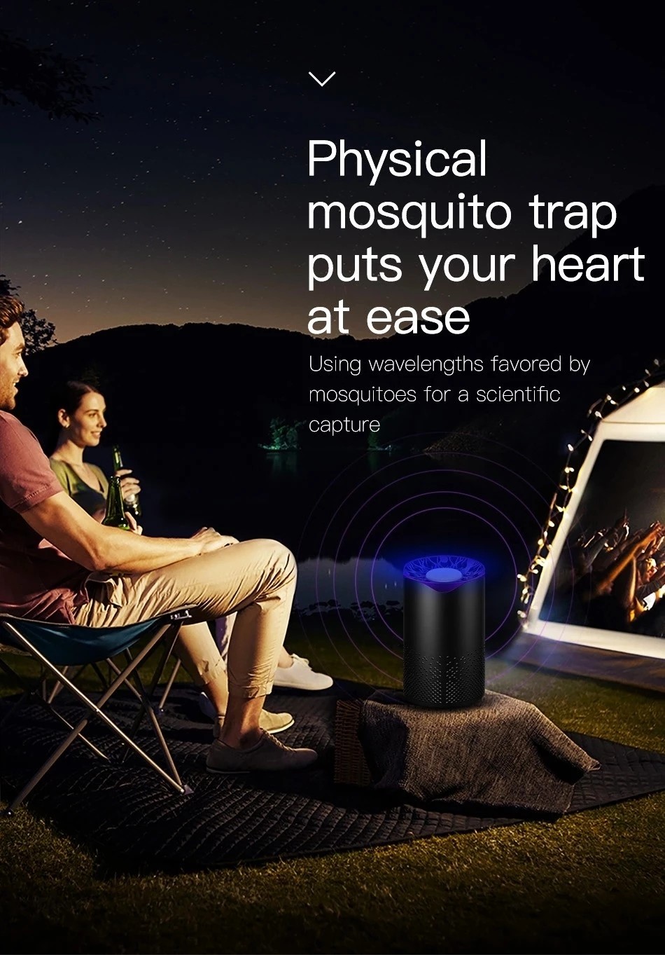 USB anti fly home 5V LED bug zapper insect trap lamp electric mosquito killer lamp indoor pest control