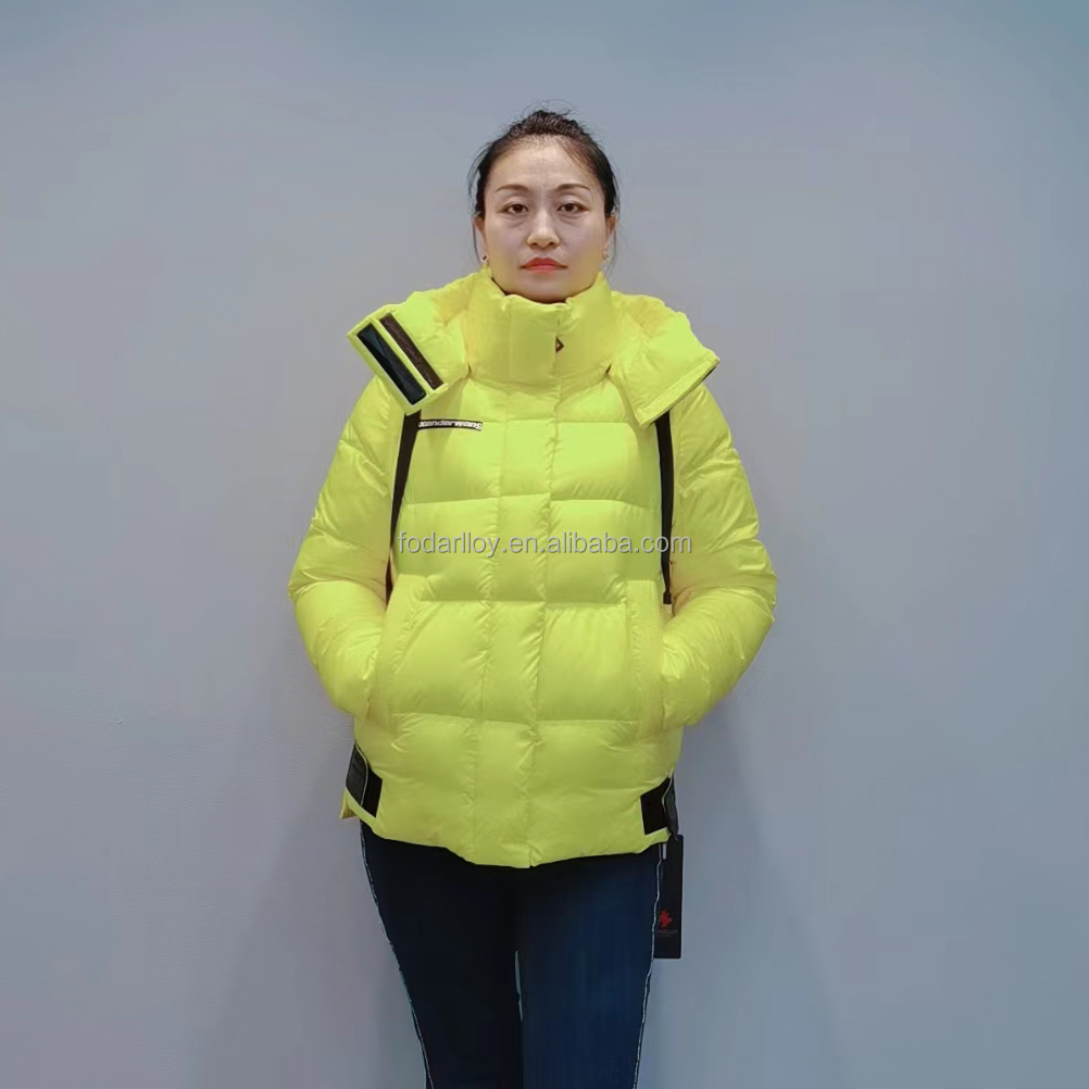 FODARLLOY F21163 Ladies Warm Hooded Cotton-padded Clothes Women Slim Long Winter Jackets Women Coats