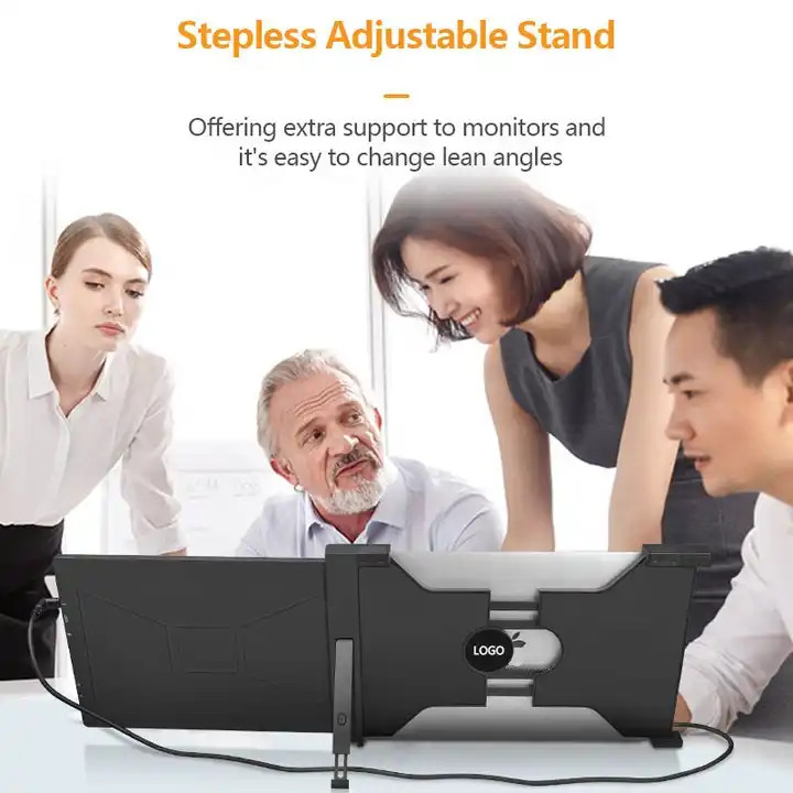 Type C 3.1 Portable Dual Monitor Windows / Mac / Android With USB 3.1 25ms Response Time