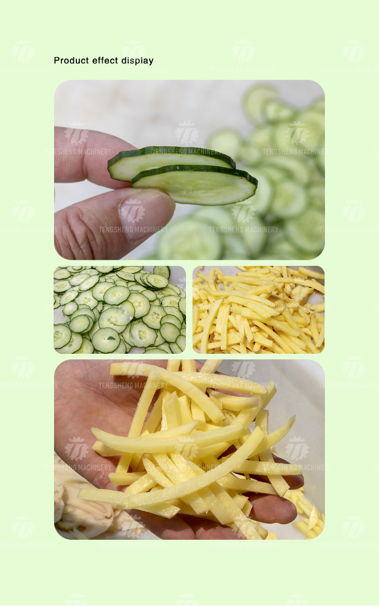 Stainless steel commercial slicer multi-functional potato radish fruit slicing machine