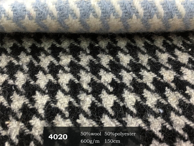 58 inch Red Plaid Tweed Fabric / 800gsm Wool Tweed Upholstery Fabric