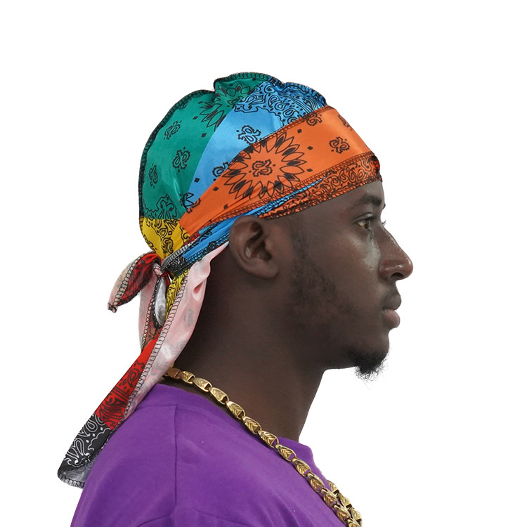 Customize Logo Hairband Design Durag Cap