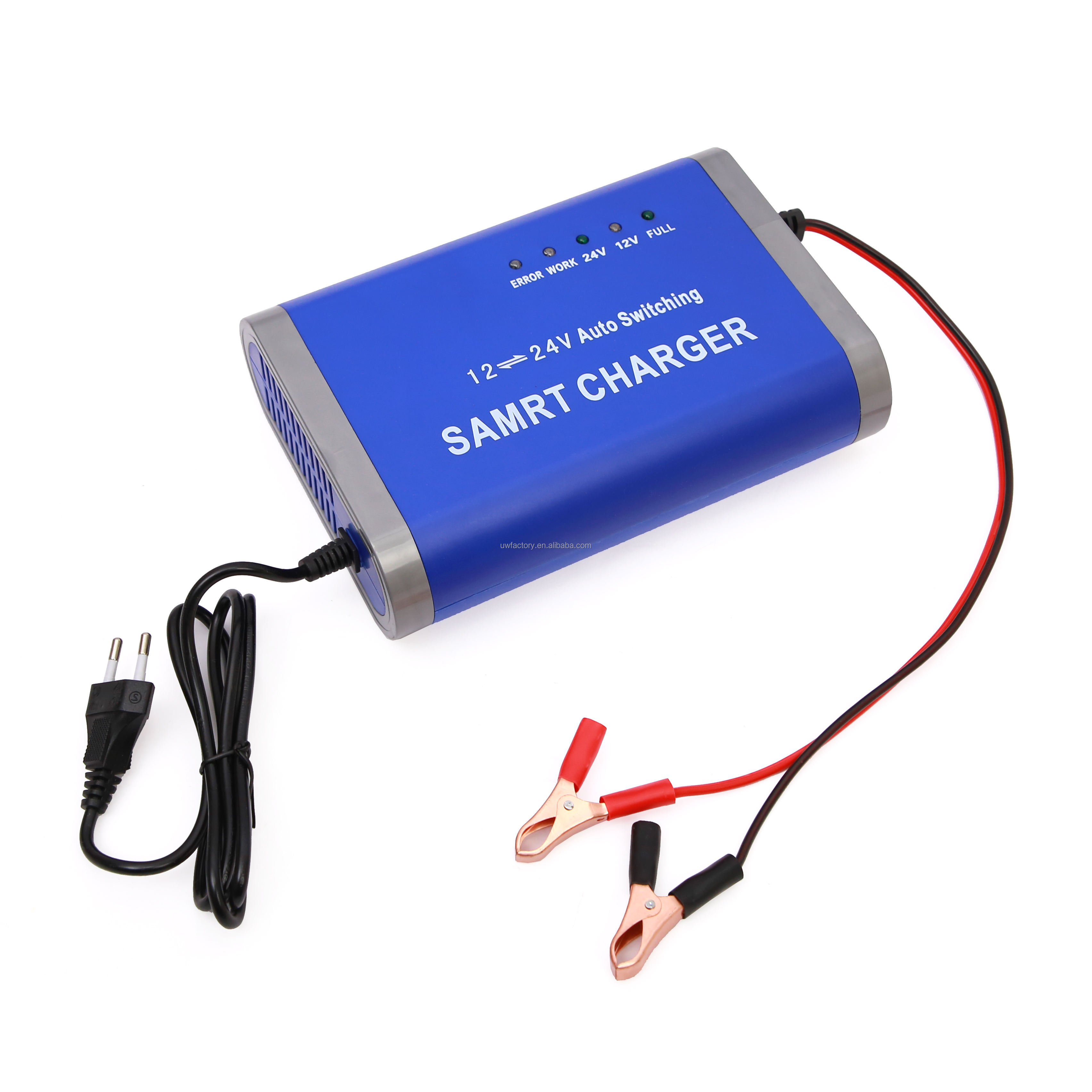 125W Output Power Full Automatic 12V-24V 8A Digital LCD Display Battery Charger Power Puls Repair Chargers Wet Dry Lead