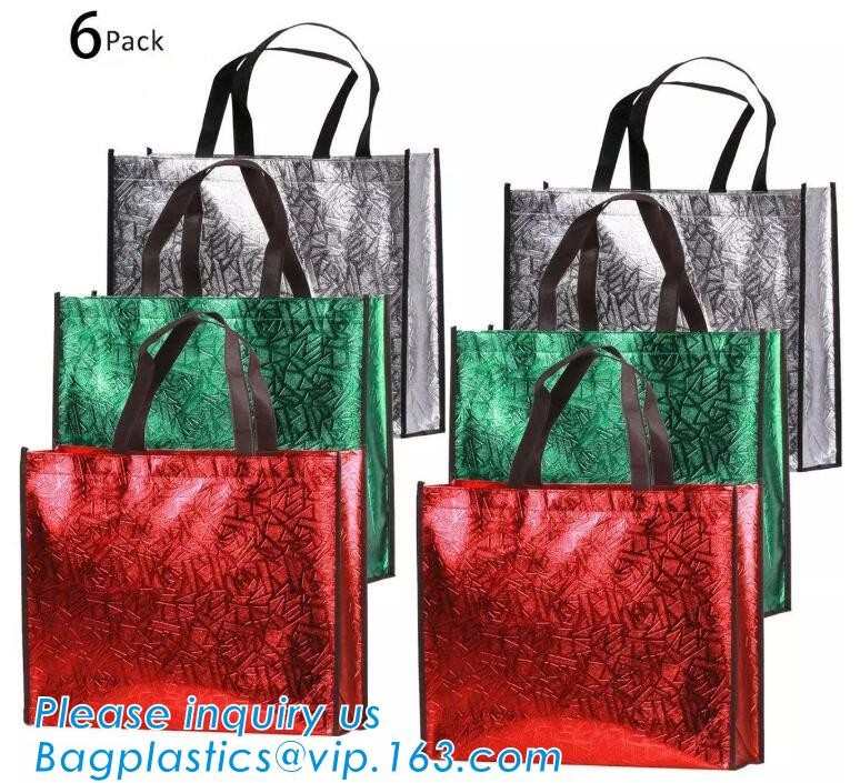 non-woven promotional shopping bag ultrasonic non woven bag, Custom printed tote non woven bag shopping shoulder bag pri