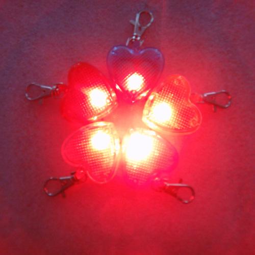 Quality heart shape led pet in tag for sale