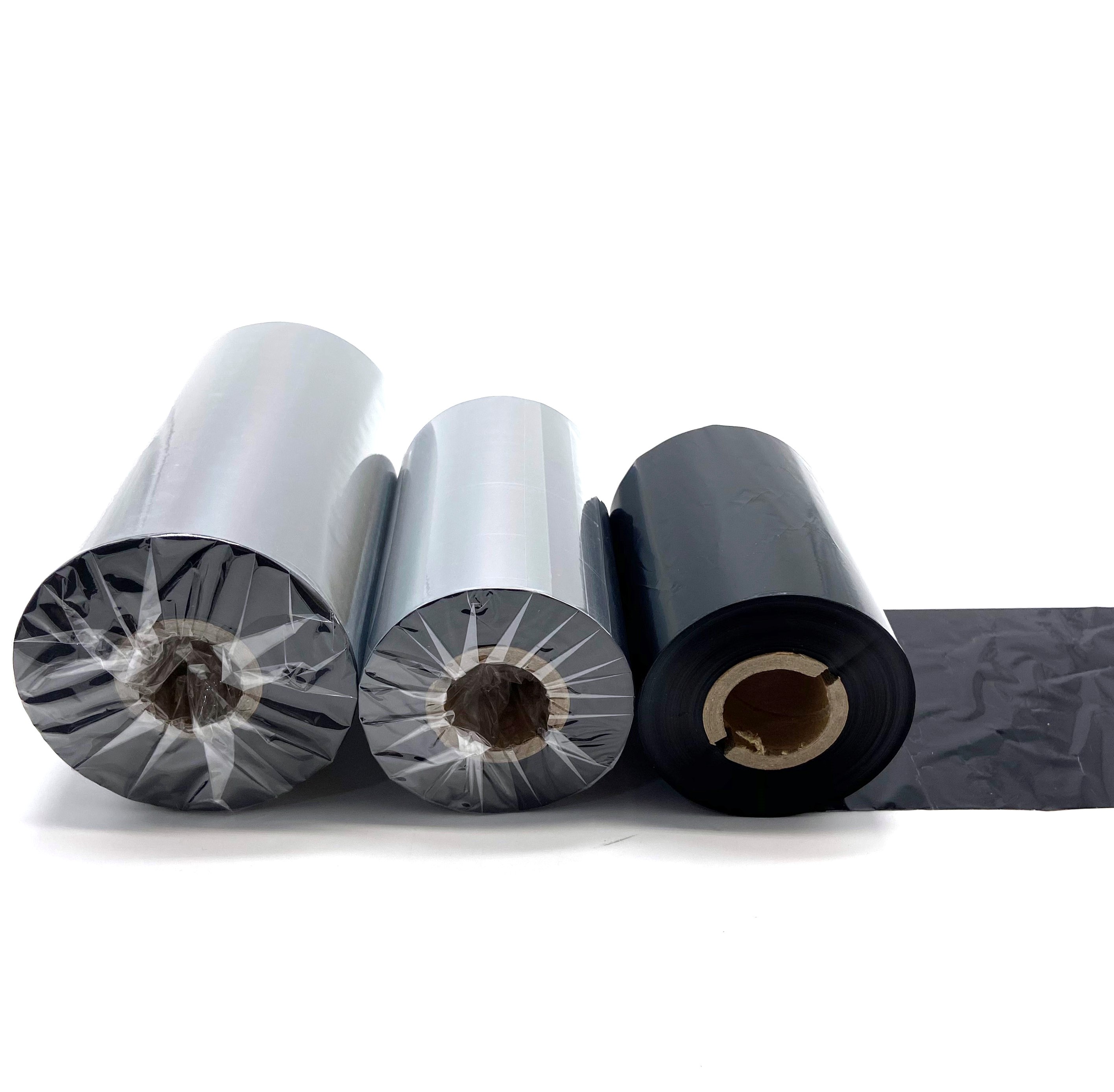 Black Enhanced Thermal Wax Resin Ribbon Compatible With Zebra Printers