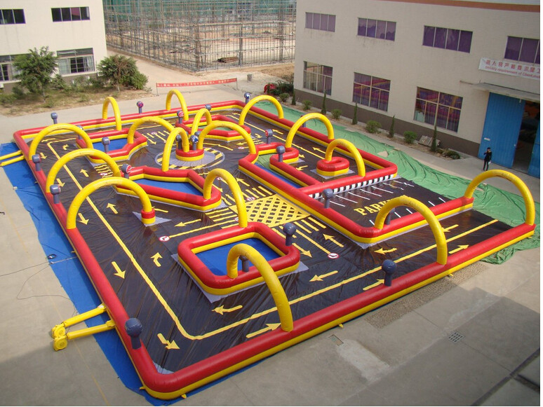 Tarpaulin Football Field Outdoor Inflatable Sports Games Shooting