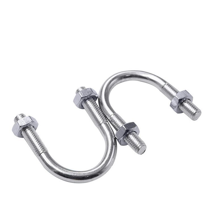 ZINC Finish U Bolt And Fastener For Customized Colors Bracket Shaped Structure