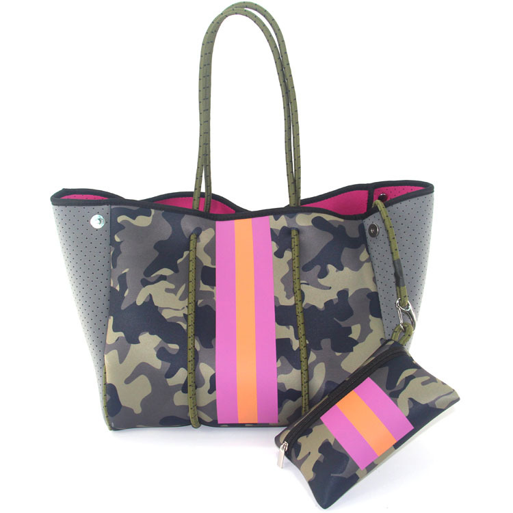 Diving material Gym Bags Men Women Training Fitness Travel Handbag Yoga Mat Sport Bag with shoes Compartment