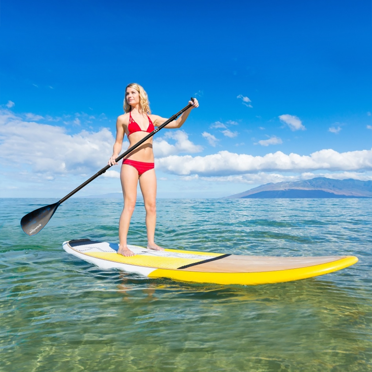 175-222cm Adjustable Length Paddle for WOOWAVE Stand Up Paddle Board Fishing Rowing Boats