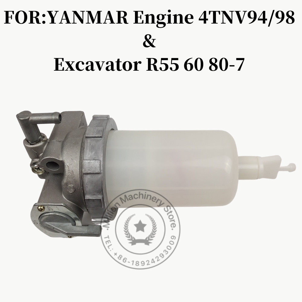 Engine Excavator Fuel Filter Oil Water Filter For YANMAR 4TNV94/98 DOOSAN DH60-7 DH80-7