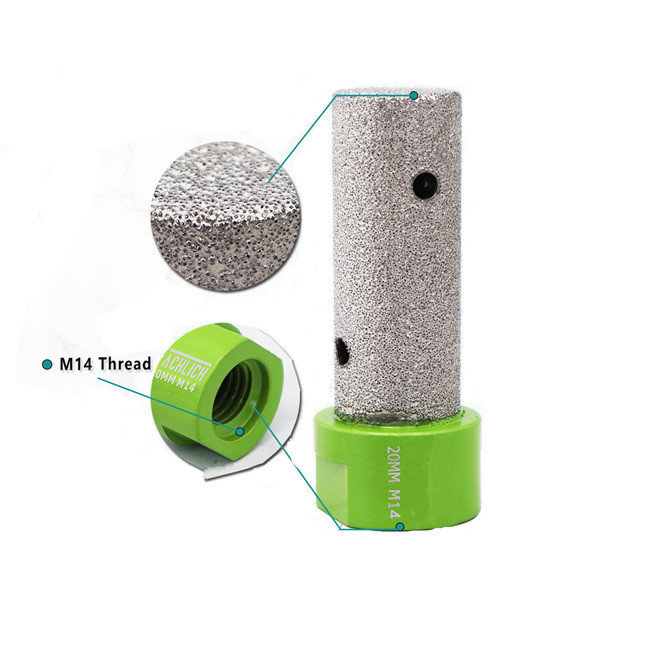 Tile Stone Countertop 20mm Granite Diamond Finger Milling Bit M14 5/8-11