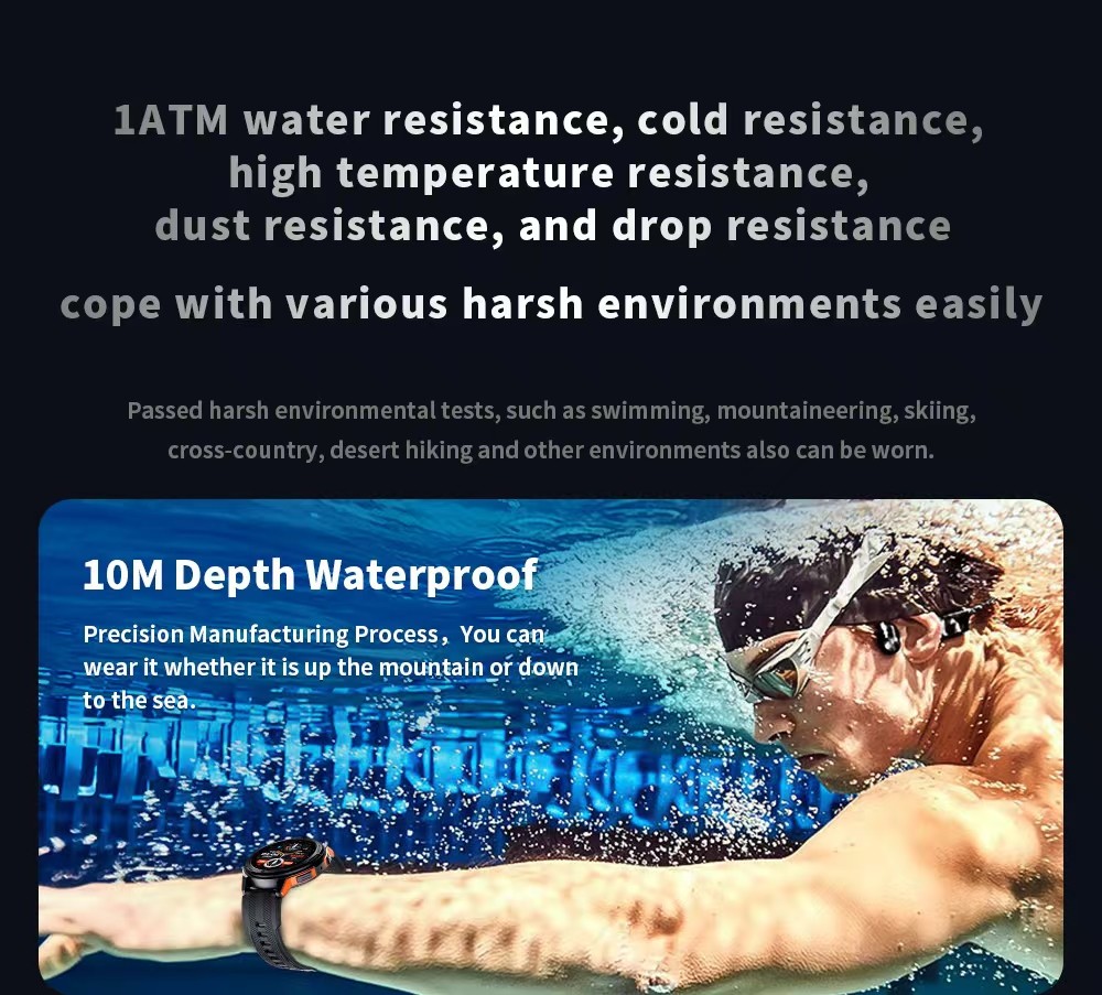 Custom Men Smart Watch C25 1ATM Waterproof And Dustproof Supports Sdk Api Project