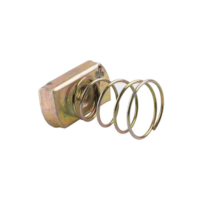 Unistrut Channel Spring Nut Yellow Zinc Spring Nut Horn Spring Channel Nut