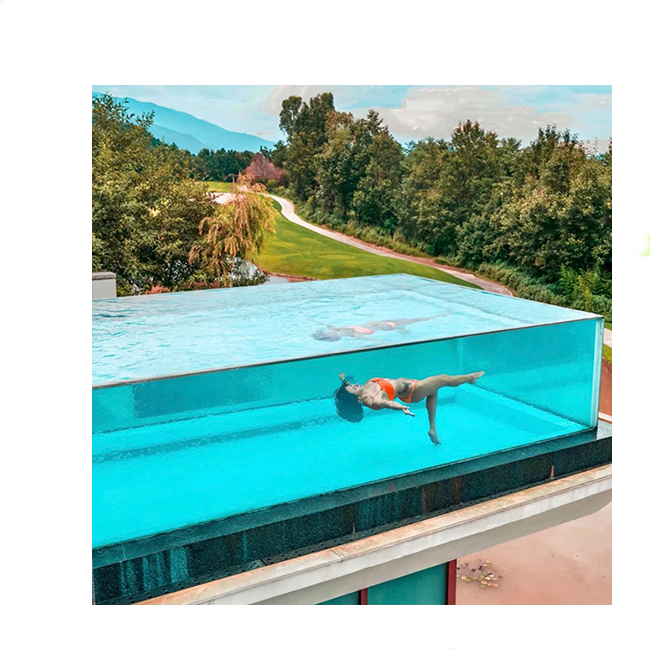 Transform Your Backyard into a Private Resort with a Clear Cast Acrylic Swimming Pool