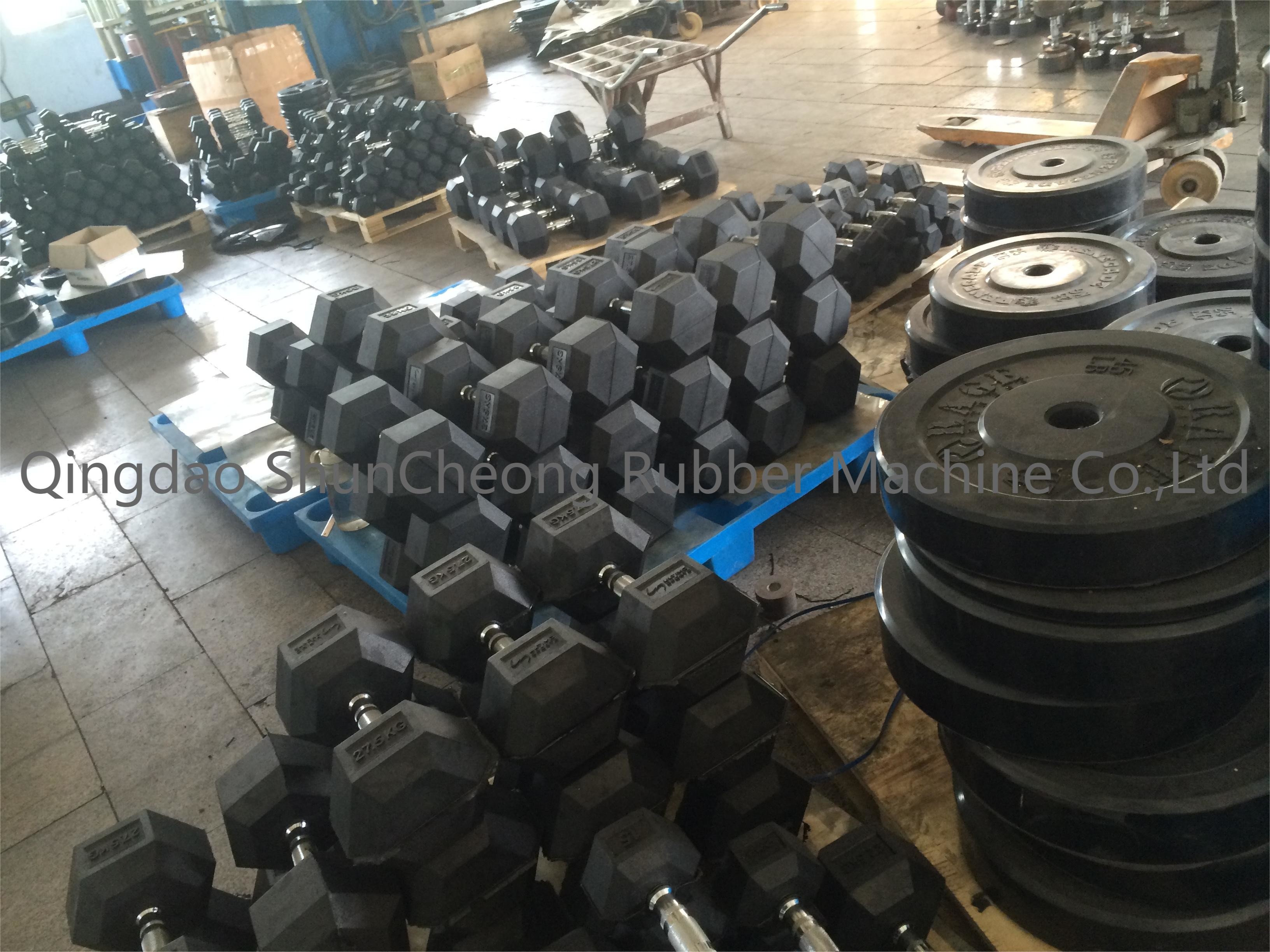 Full Automatic Rubber Dumbbell Tablet Making Machine With Top Out Device