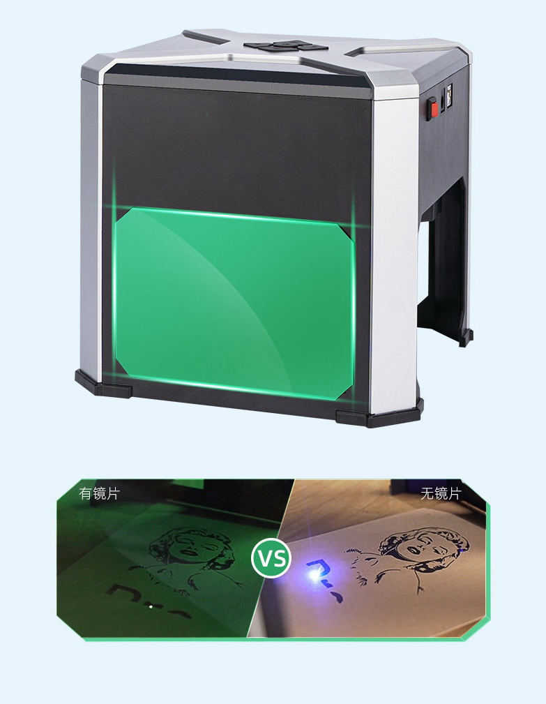 High Speed USB DAJA DJ6 Laser Engraver Carver Automatic DIY Print Engraver Off-line Operation machine