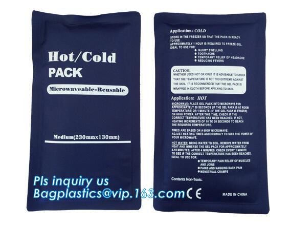 Pain Relief Heat Pack Sports Injury Reusable First Aid Knee Head Leg medical ice pack pvc ice bag, practical medical ice