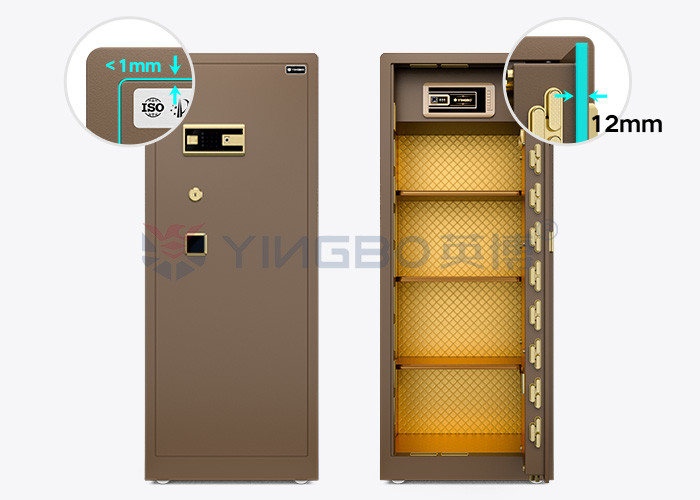 Dual Alarm Large Solid Steel High End Home Safes 120kg For Security YB/RS-150