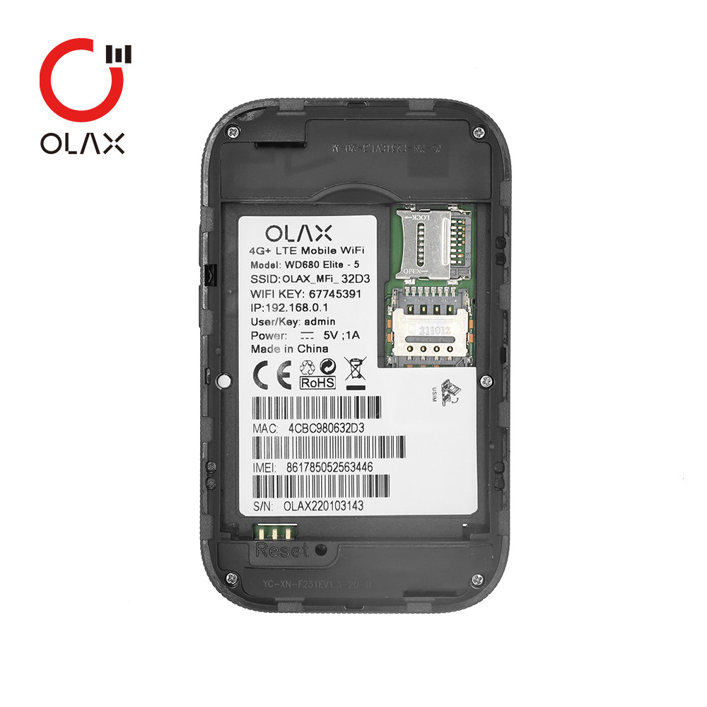 OLAX WD680 4g Lte Advanced Pocket Router Portable Mobile Wifi Modem OEM