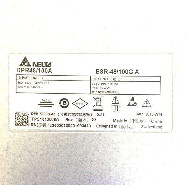 48V 100A Delta Rectifier Module Rectification Module Delta ESR-48/100GA DPR48/100A
