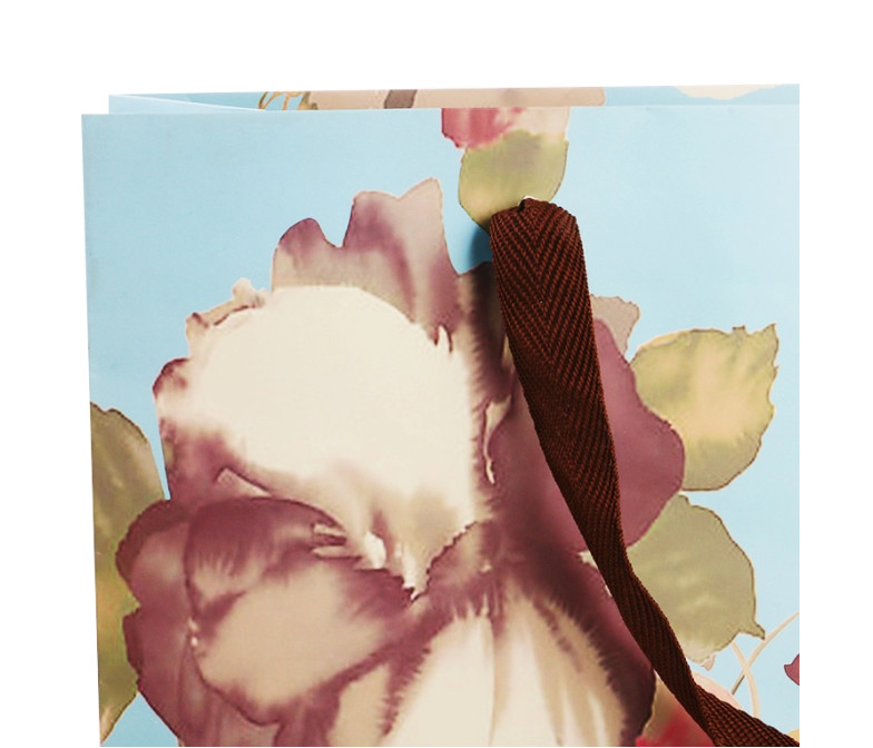 Delicate Design Custom Printed Paper Bags / Paper Merchandise Bags OEM / ODM Available