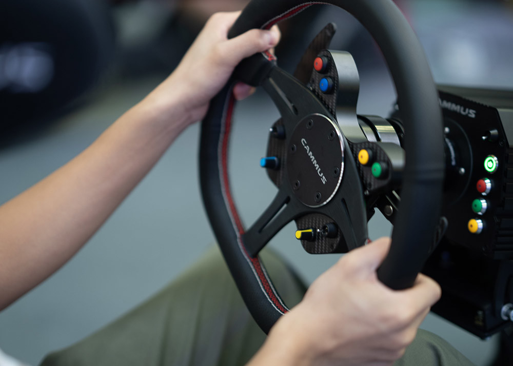 Ergonomic 15Nm Servo Motor Sim Racing Simulator Cockpit