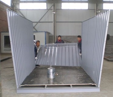 Galvanized 3m 4m 6m 20ft Flat Pack Mobile Storage Portable Foldable Self Storage Container for Space Efficiency