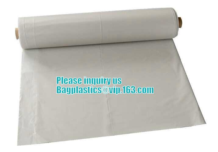 PE packing bag for Asbestos fibers, large size thicker LDPE asbestos remove bags, Large Asbestos Waste Removal Bags, pac