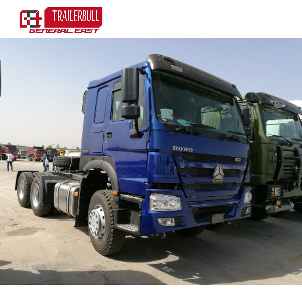 371HP HOWO 6X4 LHD Heavy Duty Tractor Truck For Towing Vehicle In Africa And Asia