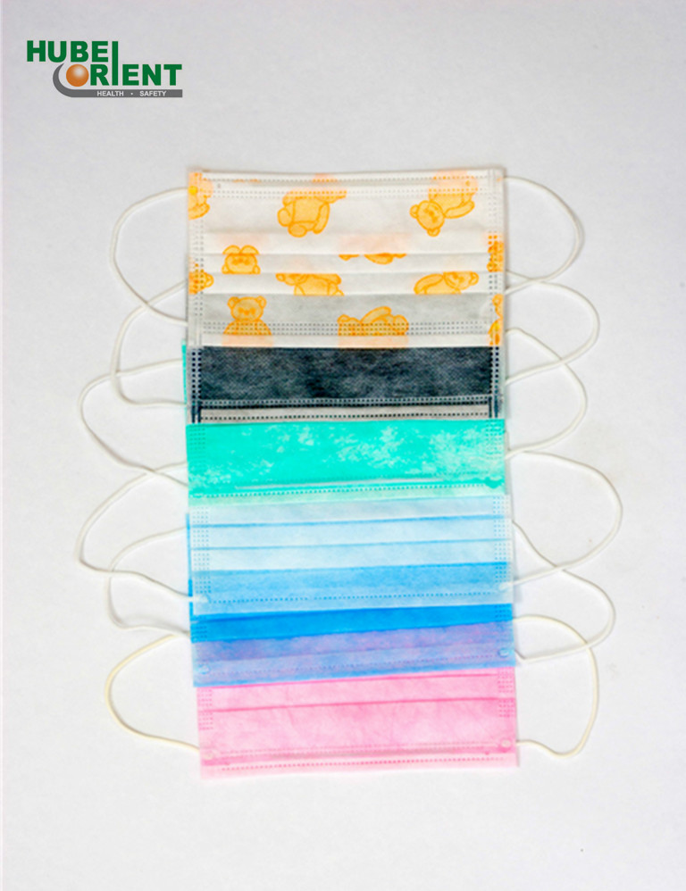 For Food Process Non-woven Disposable Face Mask With Earloop With ISO13485 / ISO9001 Approved