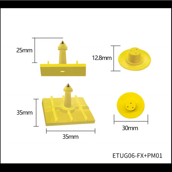 Customized Laser Printing Number UHF Tags for Pig Livestock Management
