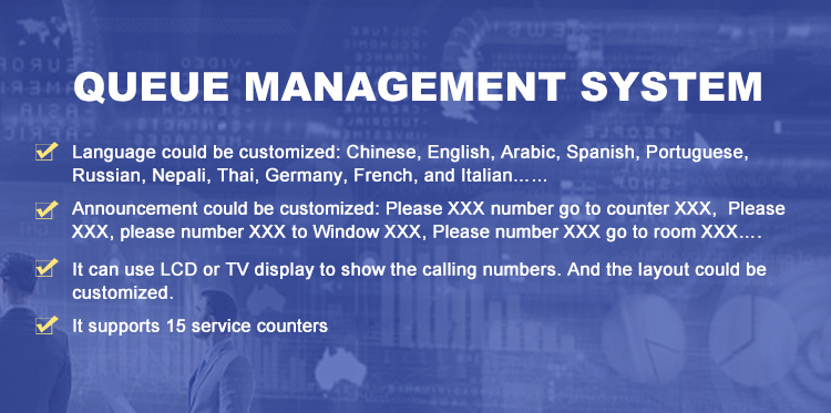 Simple and practical wireless queue management pager system for bank hospital
