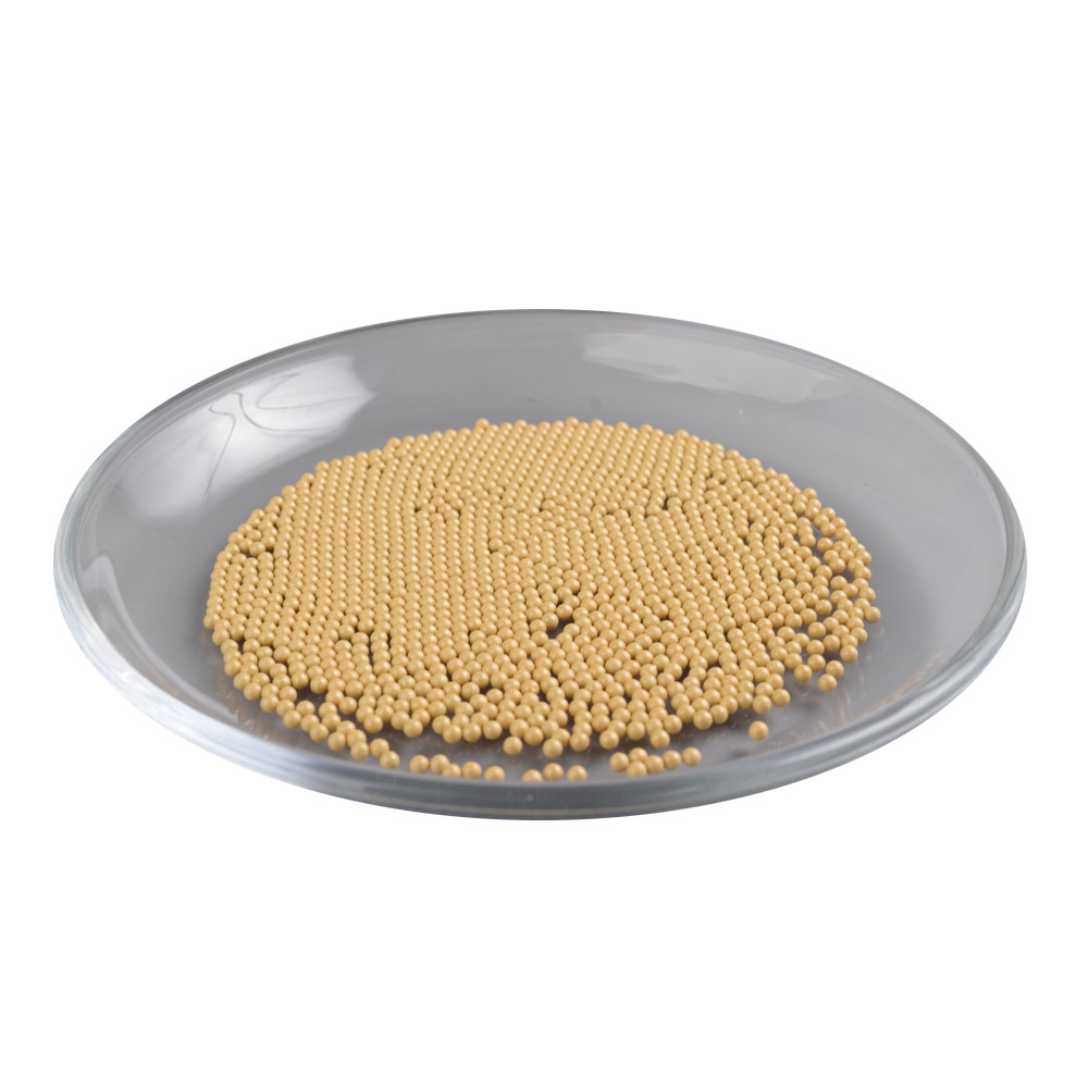 Golden Cerium Oxide Stabilized Ceria Zirconia Ceramic Beads Grinding Media Ball For Milling