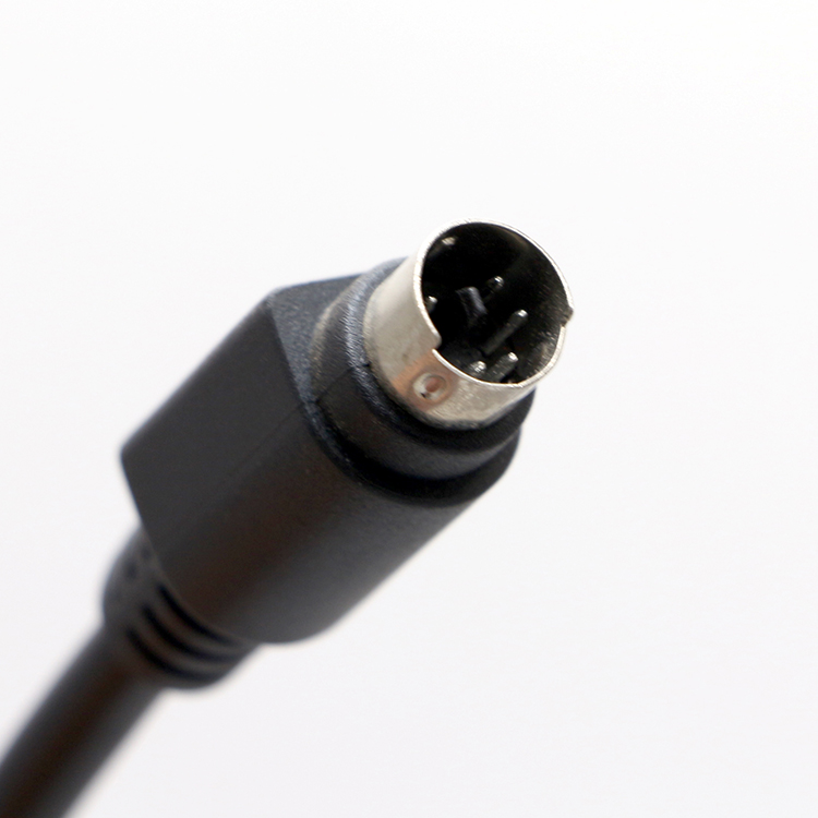 Custom Male To Male 6 PIN Mini DIN Plug Video Audio MIDI Extension Cable For PS2 Keyboard