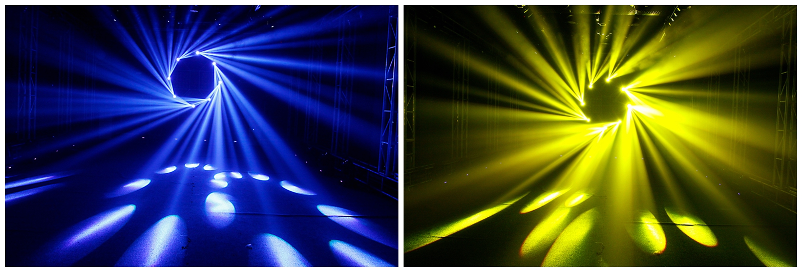 15R Beam Moving Head LED Stage Lights 2in1 Beam + Spot 330W Philip Chip